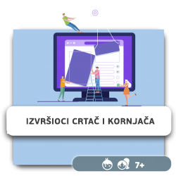 Izvršioci crtač i kornjača - KIBERone. Škola digitalne pismenosti. Programiranje za decu. IT edukacija dece. Belgrade