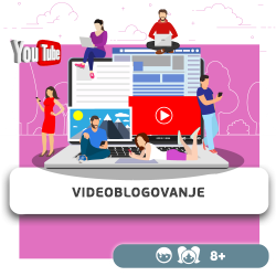 Videoblogovanje - KIBERone. Škola digitalne pismenosti. Programiranje za decu. IT edukacija dece. Belgrade